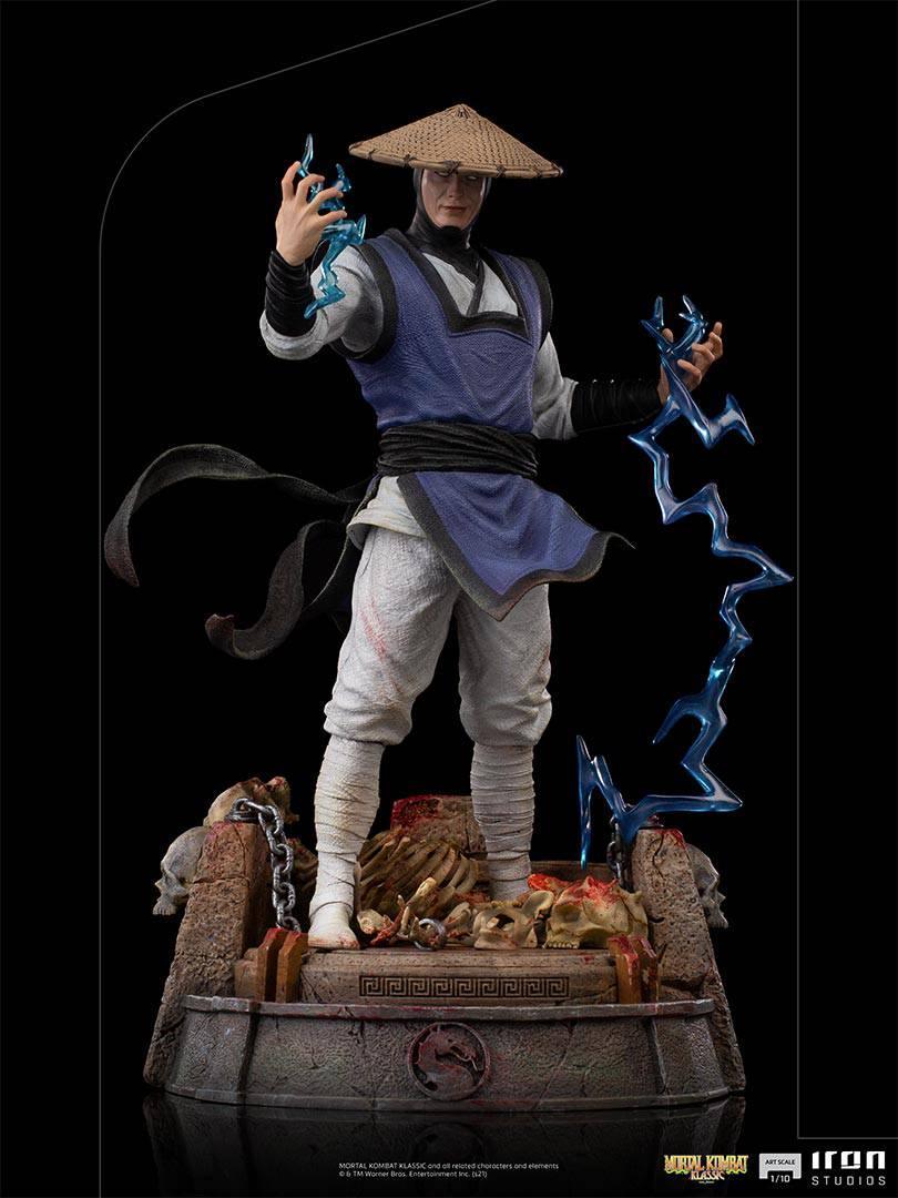 Iron Studios Mortal Kombat Raiden BDS Art Scale Statue 1/10 - Premium Collectible Figure for Gamers & Fans | Perfect for Display, Gaming Room Decor, and Gift for Fighting Game Enthusiasts