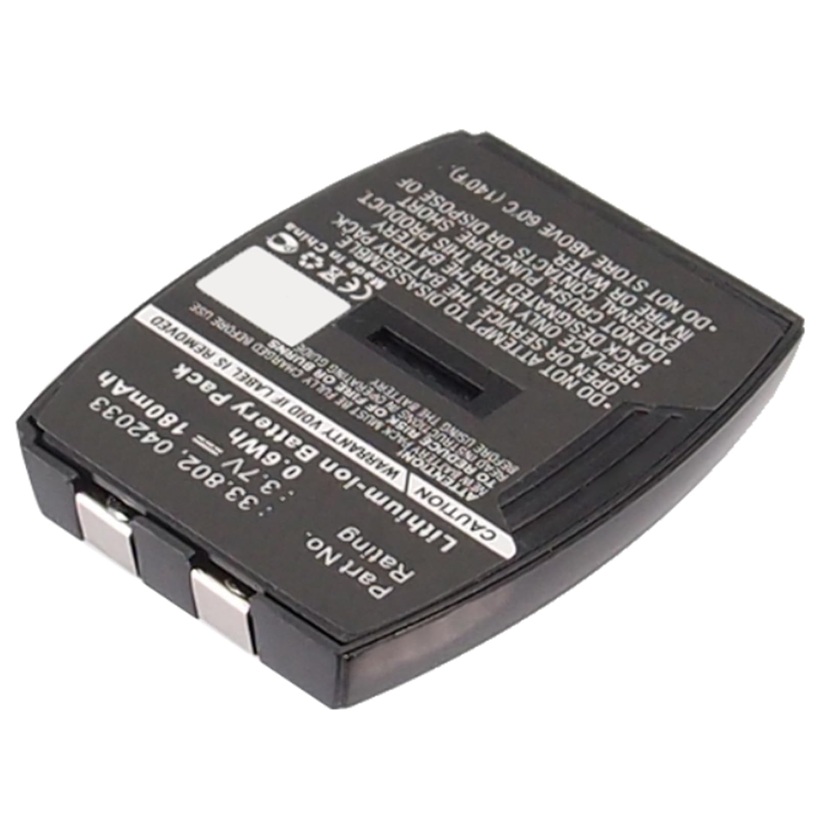Synergy Digital Wireless Headset Battery - 180mAh Li-ion Replacement for IPN 33.802 & IPN 042033 Headsets | Long-Lasting 3.7V Power Solution | Perfect for Office, Call Center & Remote Work