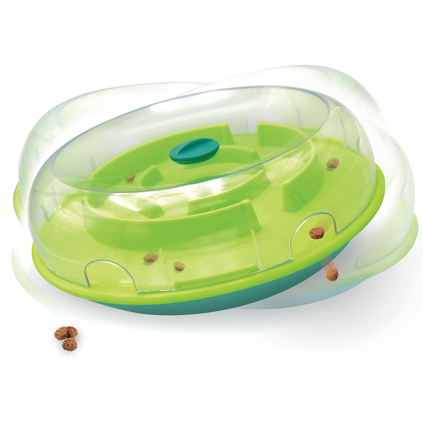 Nina Ottosson Wobble Bowl Interactive Slow Feeder Dog Puzzle Game - Fun Mealtime Challenge for Small & Large Dogs - Perfect for Boredom Relief & Mental Stimulation