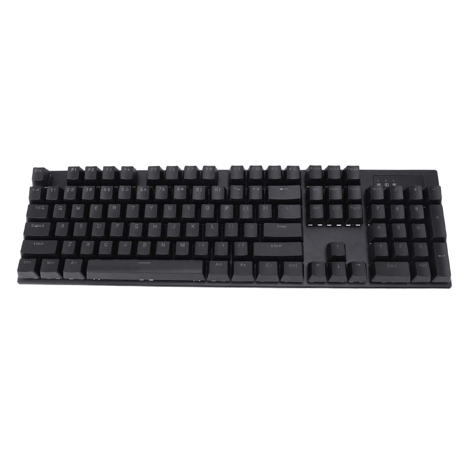 Wired Mechanical Gaming Keyboard with Blue Switch & Backlight - HK104 Compatible, Green Axis for PC & Mac - Perfect for Gaming, Typing & Office Work