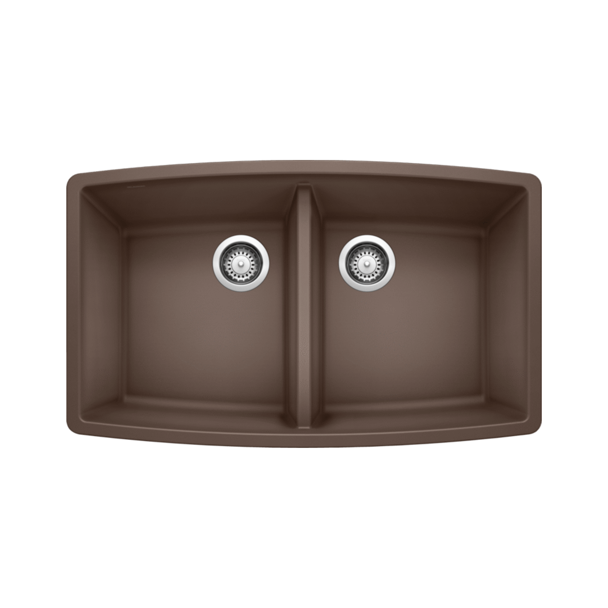 Blanco Performa Equal Double Bowl Kitchen Sink - Durable SILGRANIT Composite Material for Modern Kitchens | Perfect for Meal Prep, Dishwashing & Entertaining