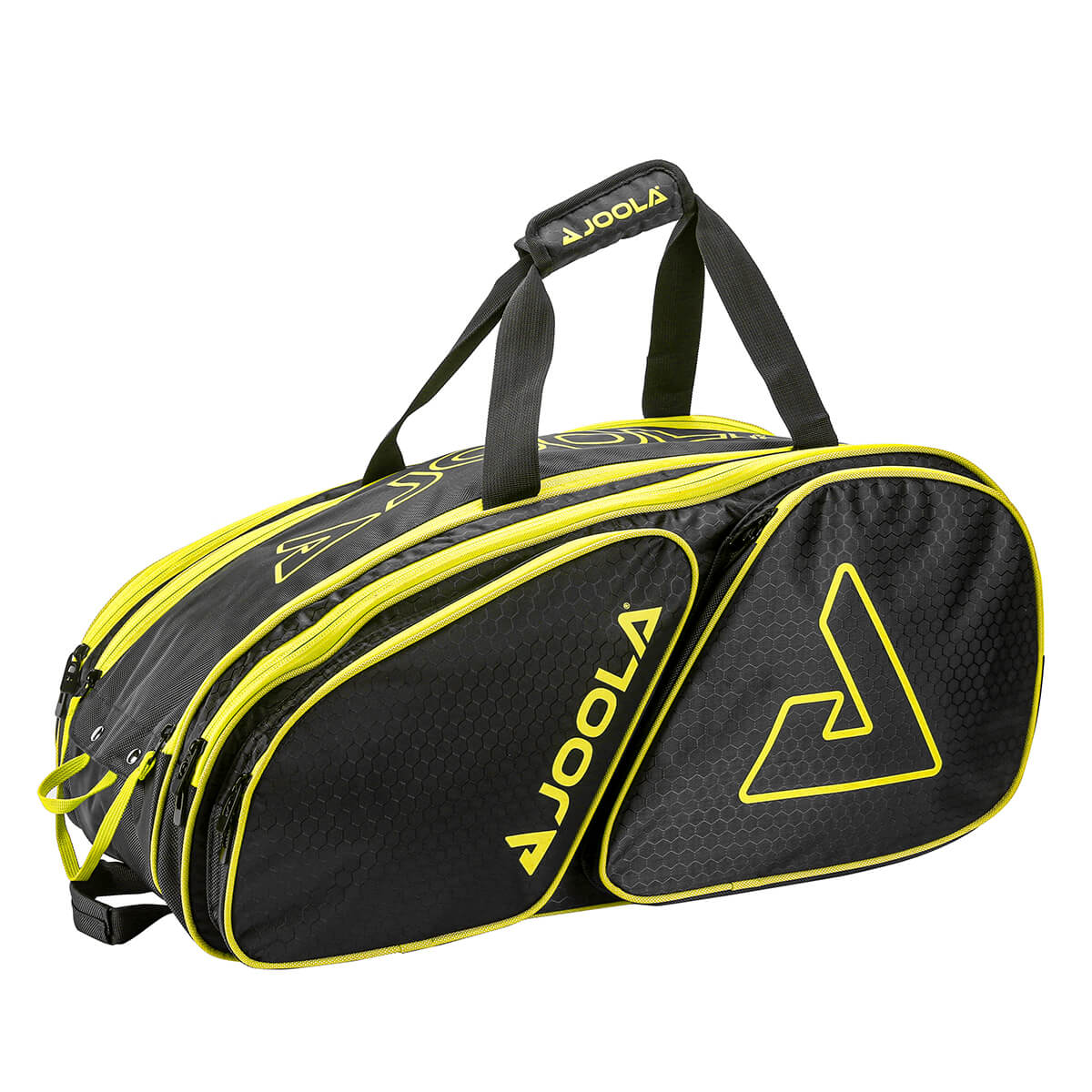 JOOLA Tour Elite Pickleball Bag - Premium Paddle & Gear Backpack for Men & Women (Black/Yellow) - Perfect for Tournaments, Training & Travel