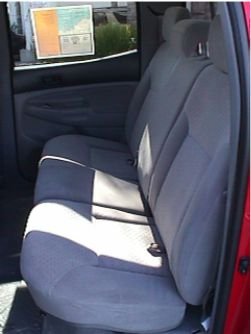 Premium Durafit Seat Covers for 2009-2011 Toyota Tacoma Double Cab SR5 - Custom Fit, Heavy Duty Protection - Perfect for Off-Roading, Work Trucks & Daily Commutes