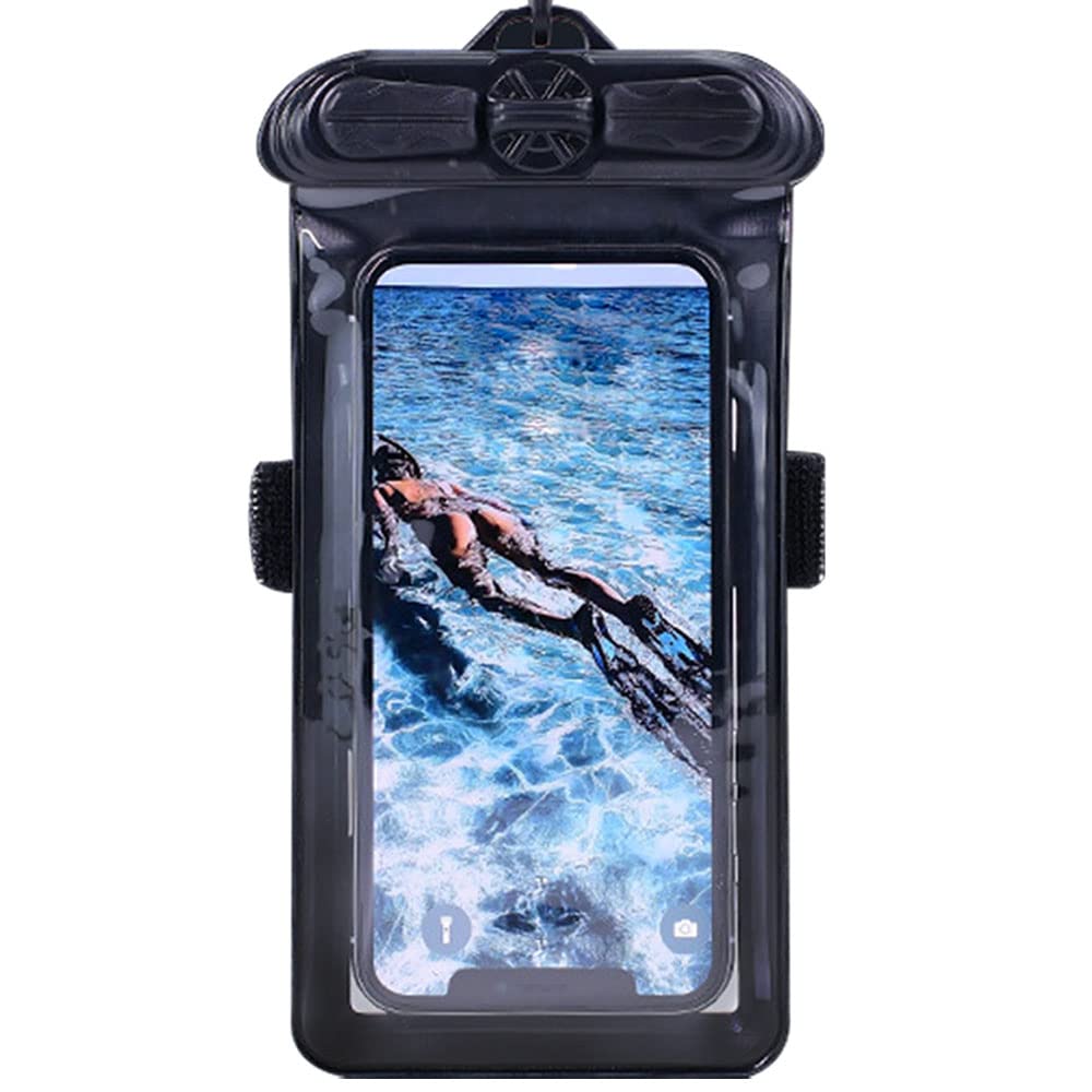 Waterproof Phone Case for Coolpad Illumina - Black Dry Bag Pouch for Swimming & Outdoor