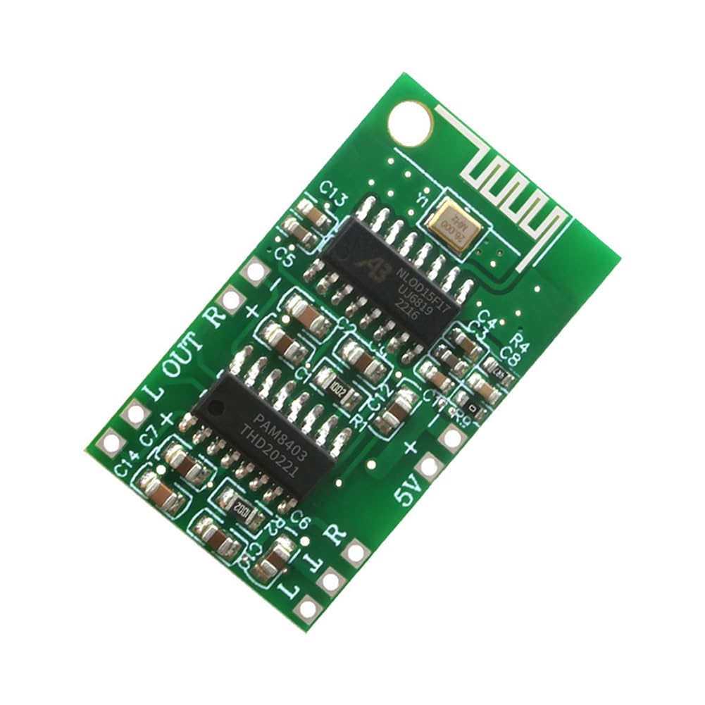 MILUZD CA-8469 5V Bluetooth Amplifier Board with PAM8403+CA-6928 Bluetooth 5.0 Audio Module - Easy Installation for DIY Speakers, Home Theater & Car Audio Systems