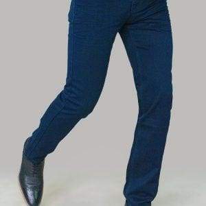 Cavani Brad Navy Denim Jeans for Men - Slim Fit Stretch Comfortable Jeans - Perfect for Casual Wear & Office Outfits