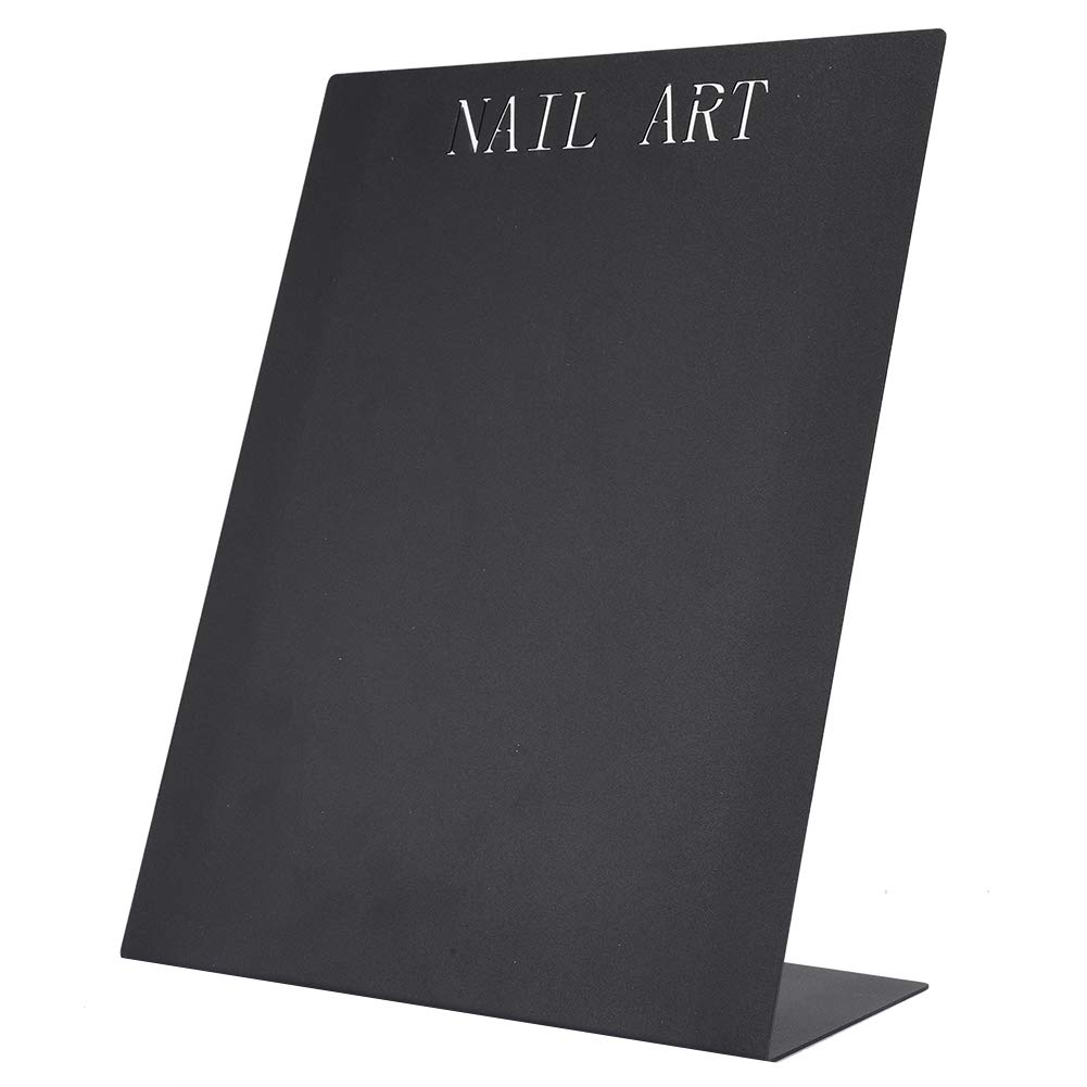 Professional Nail Art Training Stand - Large Wrought Iron Black Display Stand for Nail Artists & Schools | Perfect for Practice, Display & Salon Use