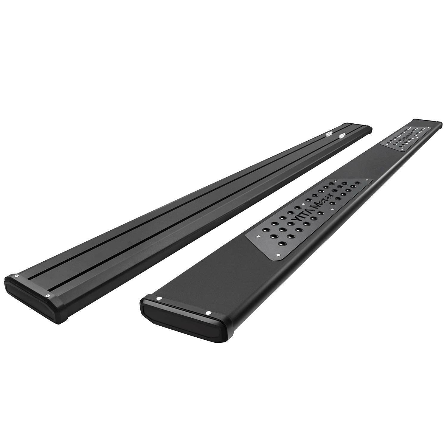 Premium Black Running Boards & Step Bars for Trucks & SUVs - Heavy Duty Exterior Car Accessories for Off-Roading & Daily Commute