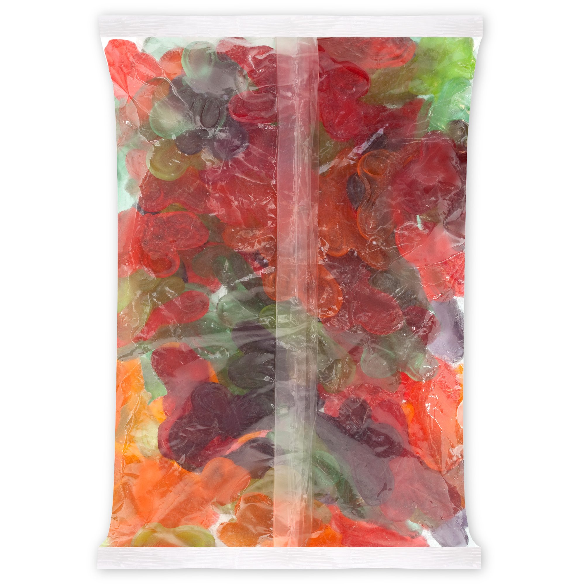Albanese World's Best Large Assorted Fruit Gummy Butterflies Candy - 5lb Bulk Bag for Parties, Halloween Treats & Gift Baskets
