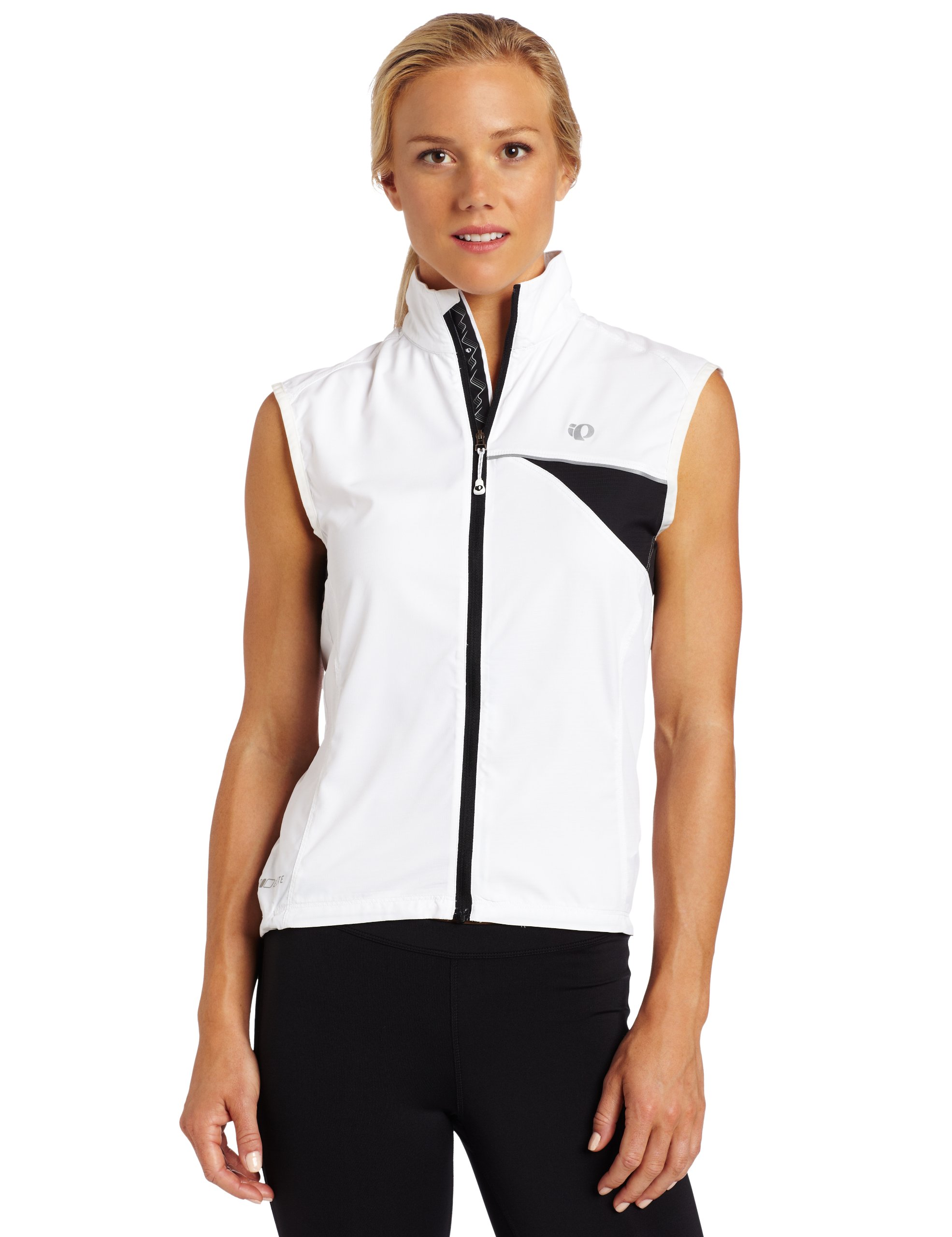 Pearl Izumi Women's Elite Barrier Vest - Lightweight Cycling Jacket for Women, Breathable Running Windbreaker, Small Size, White - Perfect for Cycling, Running & Outdoor Sports