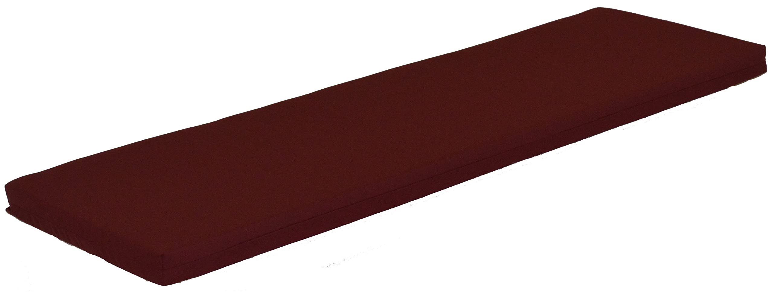 4' Bench Cushion for Outdoor & Indoor Use - Premium Burgundy Furniture Seat Pad - Water Resistant & Comfortable - Perfect for Patio, Deck, Garden, or Entryway Bench - Furniture Barn USA