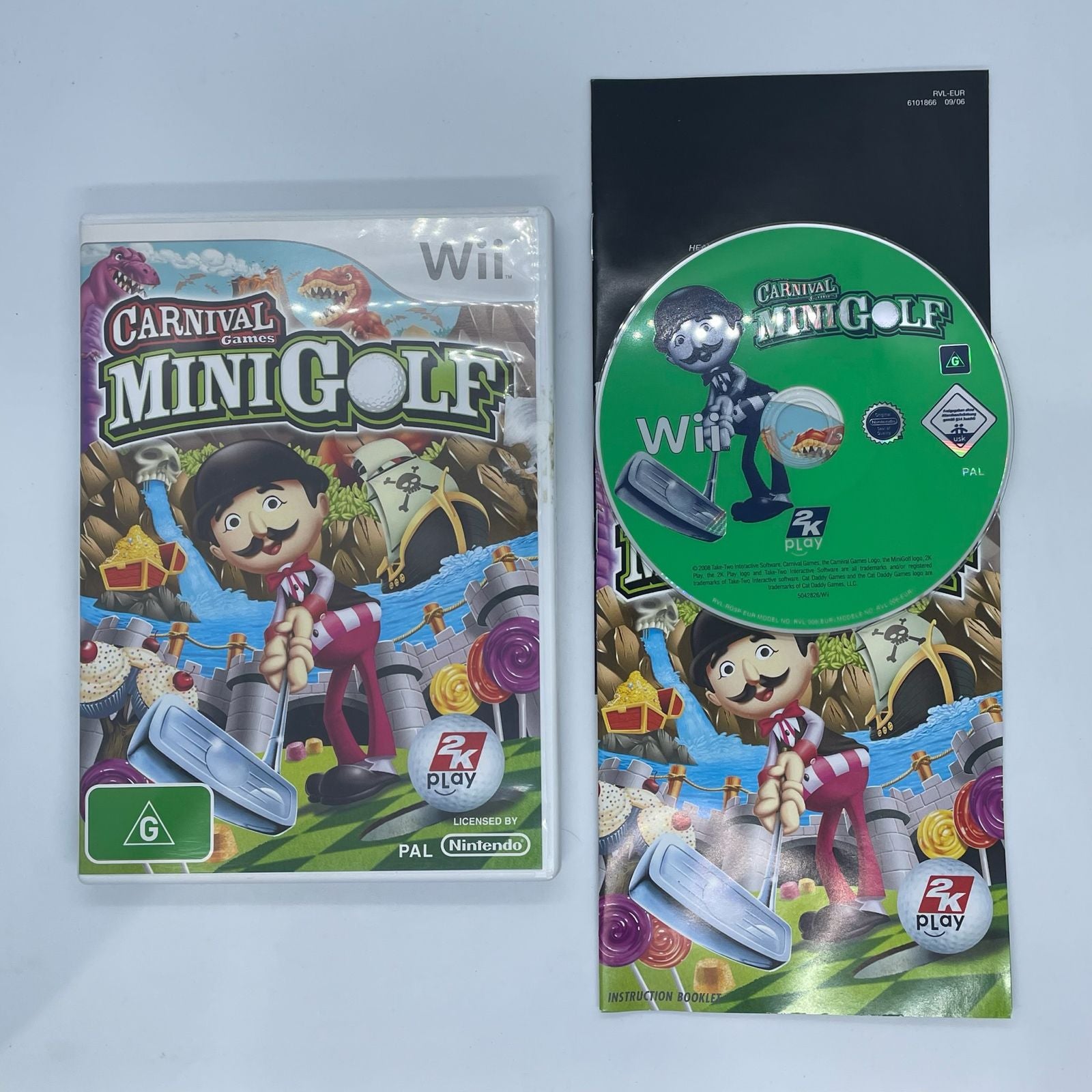 Carnival Games Mini Golf for Nintendo Wii - Complete with Manual (PAL Version) | Fun Family Party & Indoor Sports Entertainment