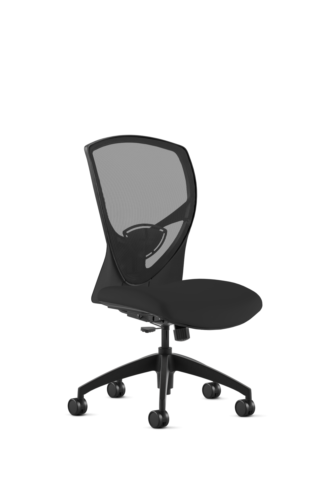 9 to 5 Theory Mid Back Ergonomic Office Chair with Adjustable Seat Slider - Lumbar Support Mesh Task Chair for Home & Office Workspace (Model 2160) - Perfect for Long Hours of Computer Work, Gaming, and Remote Working