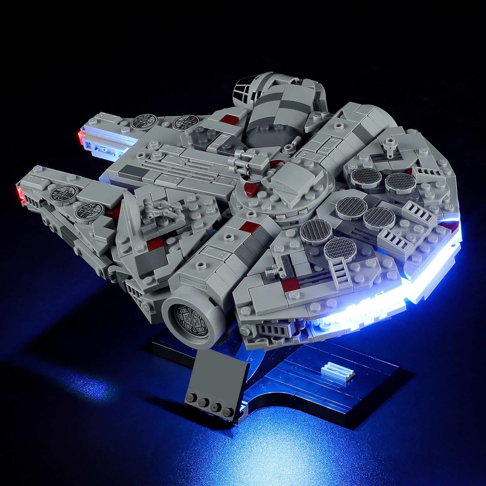BRIKSMAX LED Light Kit for Lego 75375 Millennium Falcon – Compatible with Lego Star Wars Building Set (Lego Not Included) – Enhance Your Star Wars Display & Nighttime Decor