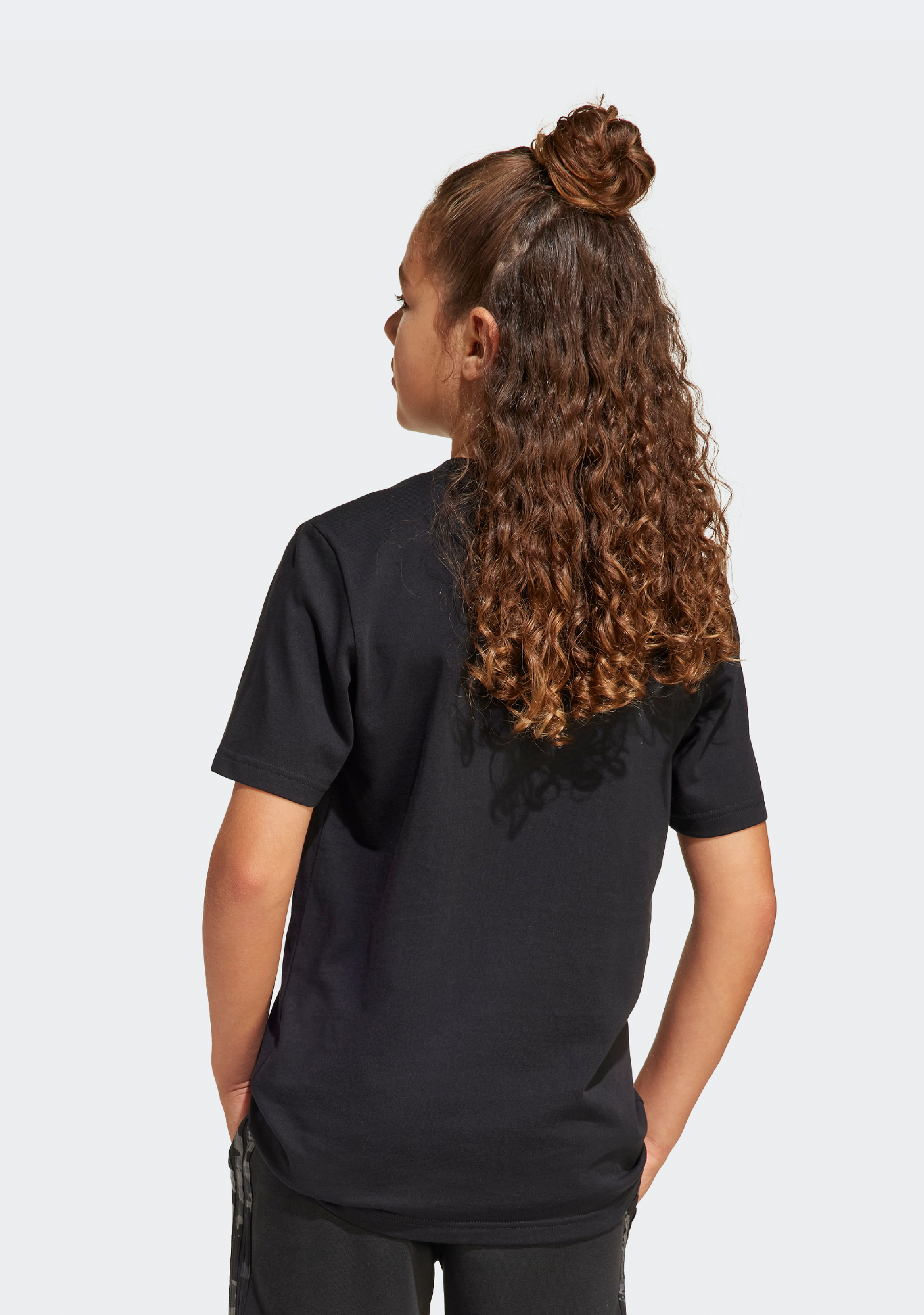 Adidas Kids' Camo Logo T-Shirt - Comfortable Cotton Tee for Boys & Girls - Perfect for School, Play & Everyday Wear