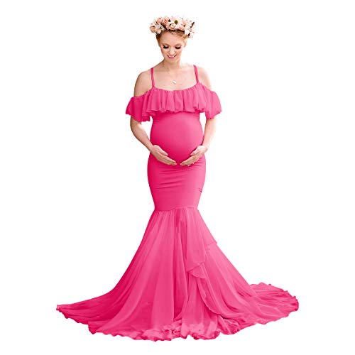 Hot Pink-ruffle