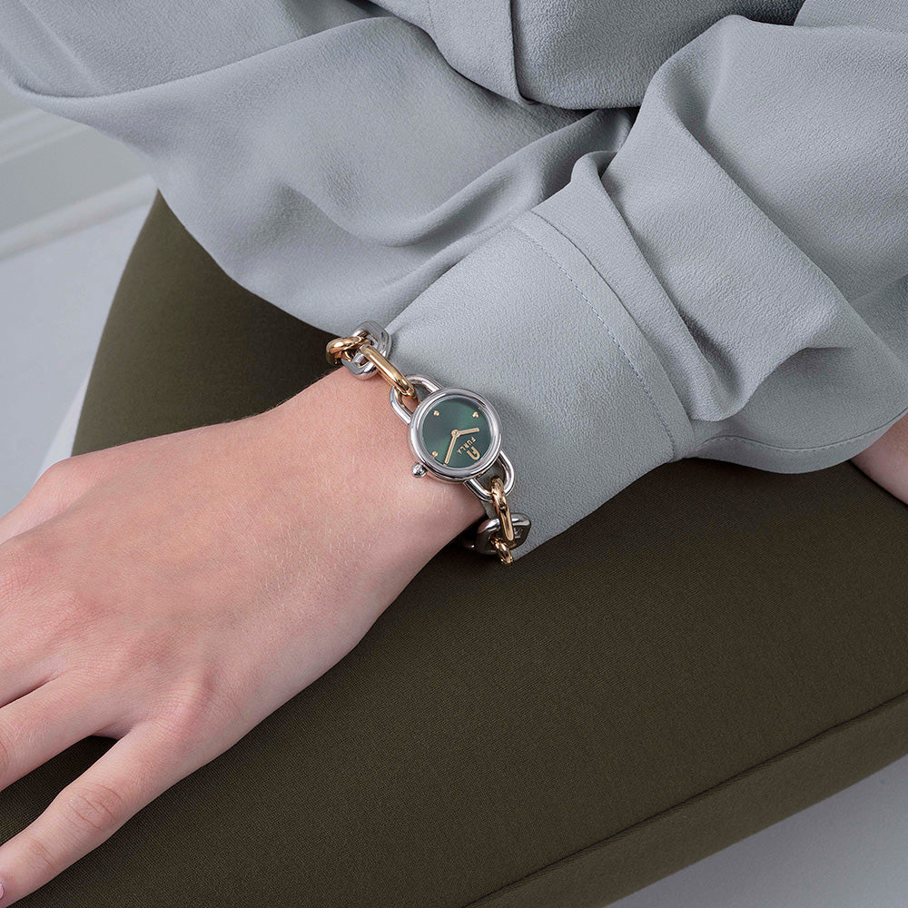 Furla WW00027004L4 Two-Tone Chain Bracelet Women's Watch - Elegant Accessory for Casual & Formal Occasions