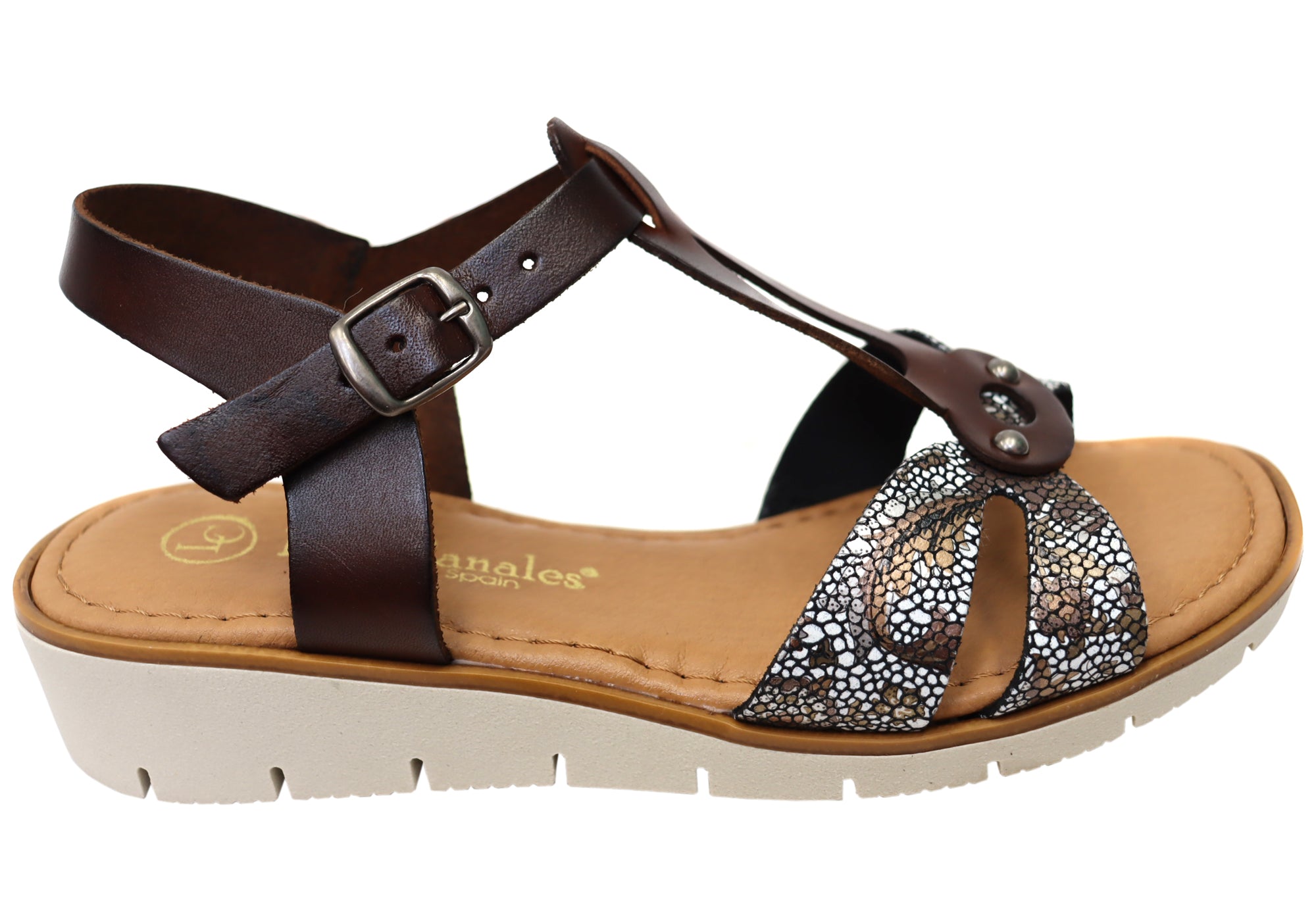 Lola Canales Salli Women's Comfortable Leather Sandals - Handmade in Spain - Perfect for Summer, Beach & Casual Outings