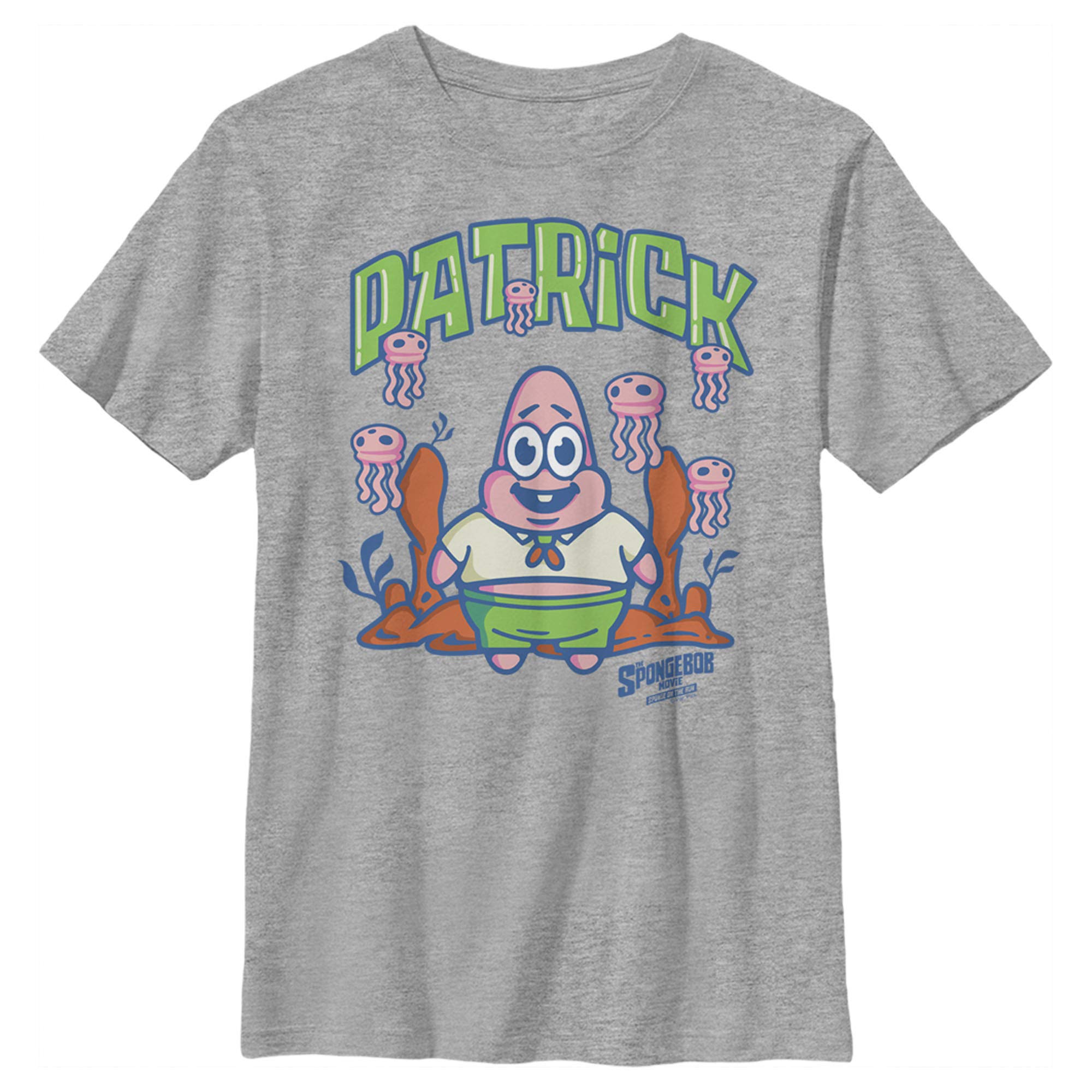SpongeBob SquarePants Patrick Star Boys' Graphic T-Shirt - Soft Cotton Cartoon Tee for Kids, Birthday Gifts & Casual Wear