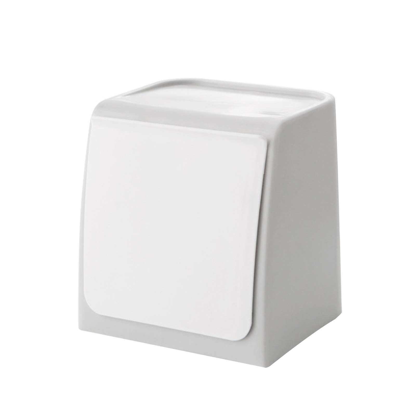 FLSOAY Storage Box - Wall Mounted Detachable Garbage Bin with No Nails Needed, Desktop Organizer for Home Office Kitchen Bathroom Storage & Waste Sorting (Perfect for Small Spaces & Clutter Control)