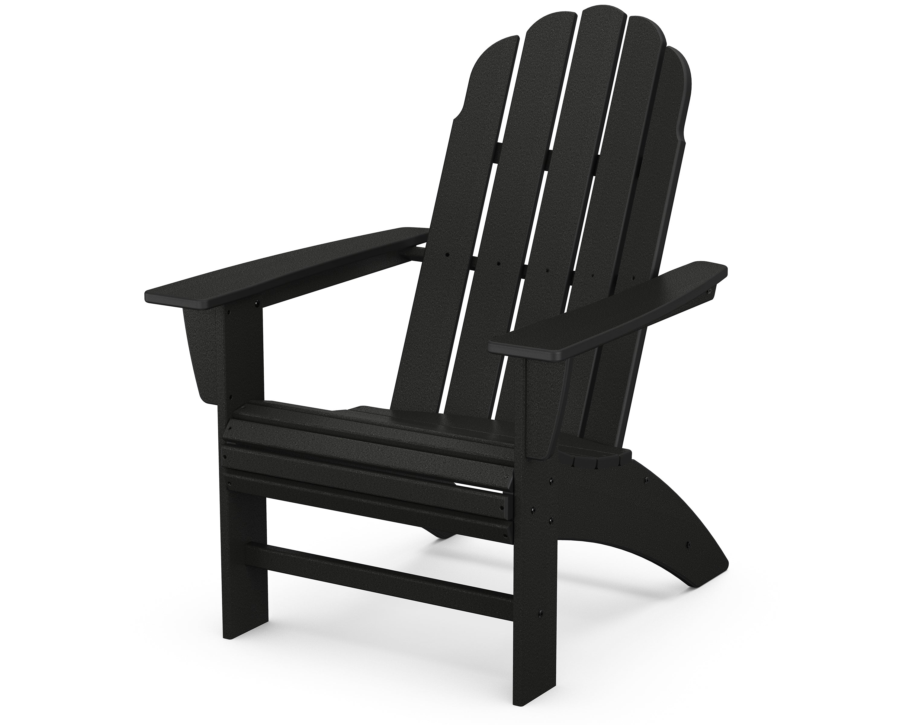 POLYWOOD Vineyard Curveback Adirondack Chair - Durable Outdoor Furniture for Patio, Poolside & Garden - Weather-Resistant Recycled Plastic Material - Perfect for Backyard Relaxation & Entertaining