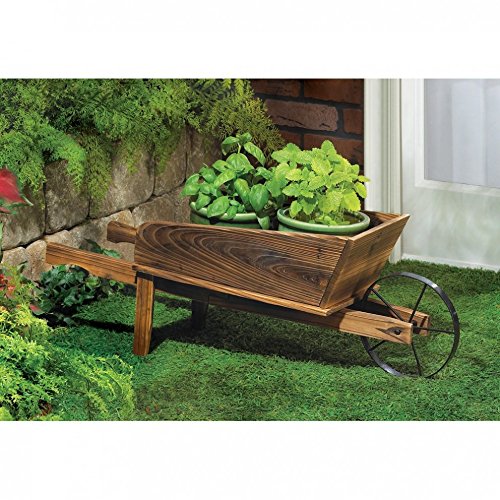 Modern Wooden Outdoor Planters - Decorative Garden Planters for Flowers, Herbs & Succulents | Perfect for Patio, Balcony & Backyard Decor