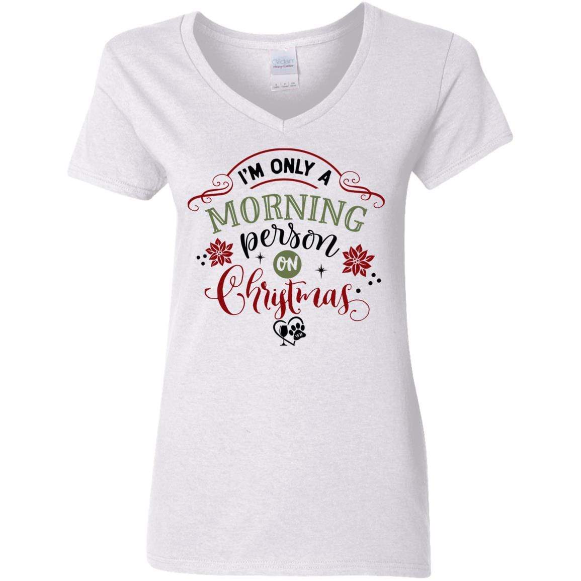 WineyBitches.Co Women's 5.3 oz V-Neck T-Shirt - Soft Cotton Casual Tee for Everyday Wear, Girls Night Out & Wine Tasting Events