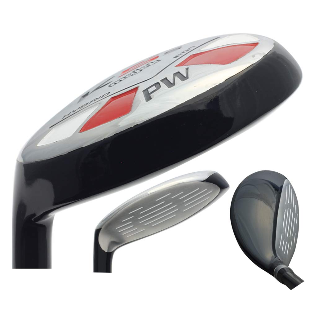 Left Handed Majek Golf Petite Senior Ladies PW Hybrid Utility Club - Lady Flex (Ages 55+, 5' to 5'3