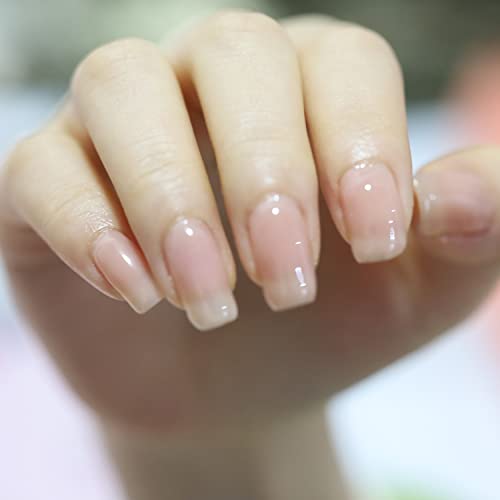 FZANEST Jelly Clear Sheer Milky Gel Nail Polish - Soak Off LED UV Gel Polish (Skin Tone) | Long-Lasting Manicure for Daily Wear & Special Occasions
