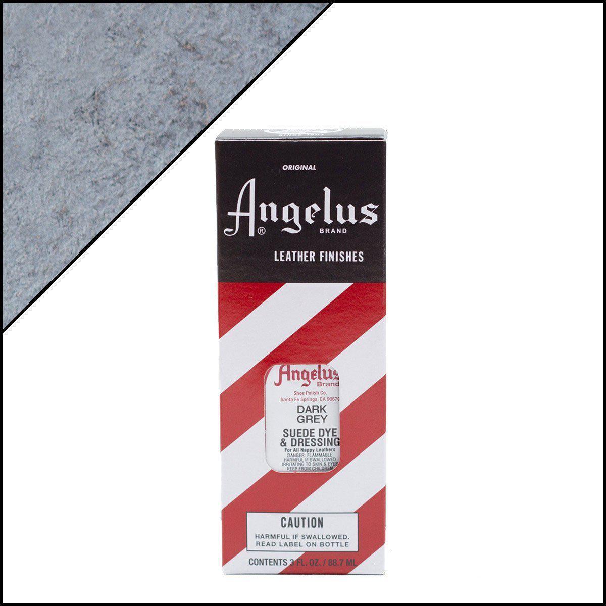 Angelus Dark Grey Suede Dye - Premium Leather & Fabric Colorant for Shoes, Bags & Accessories | Perfect for DIY Restoration & Customization Projects