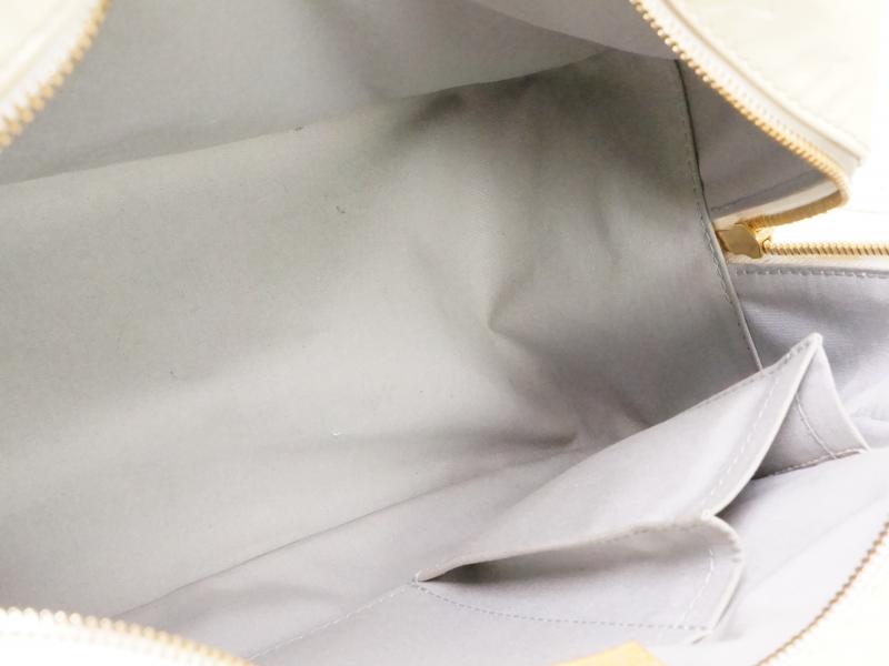 Authentic Pre-Owned Louis Vuitton Vernis Perle Pearl White Summit Drive Hand Tote Bag M93514 200255 | Luxury Designer Shoulder Bag for Women | Perfect for Work, Travel & Special Occasions