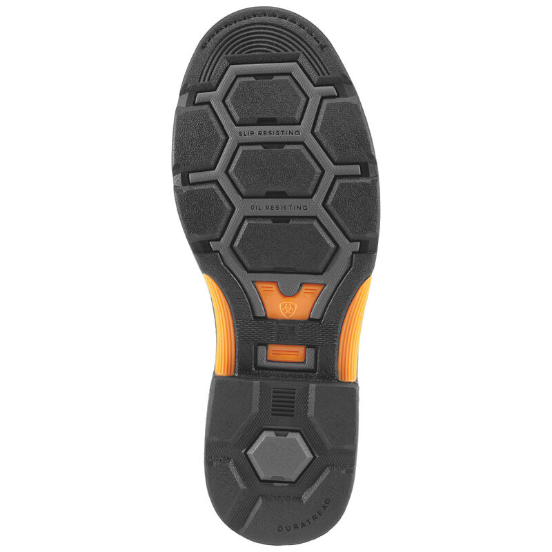 OverDrive Pull-On Waterproof Composite Toe Work Boots for Men - Slip Resistant Safety Shoes for Construction, Warehouse & Outdoor Work