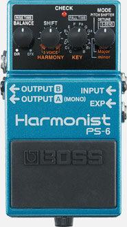 Boss PS-6 Harmonist Pedal - Compact Pitch Shifter & Harmonizer for Guitar & Bass - Perfect for Live Performances & Studio Recording