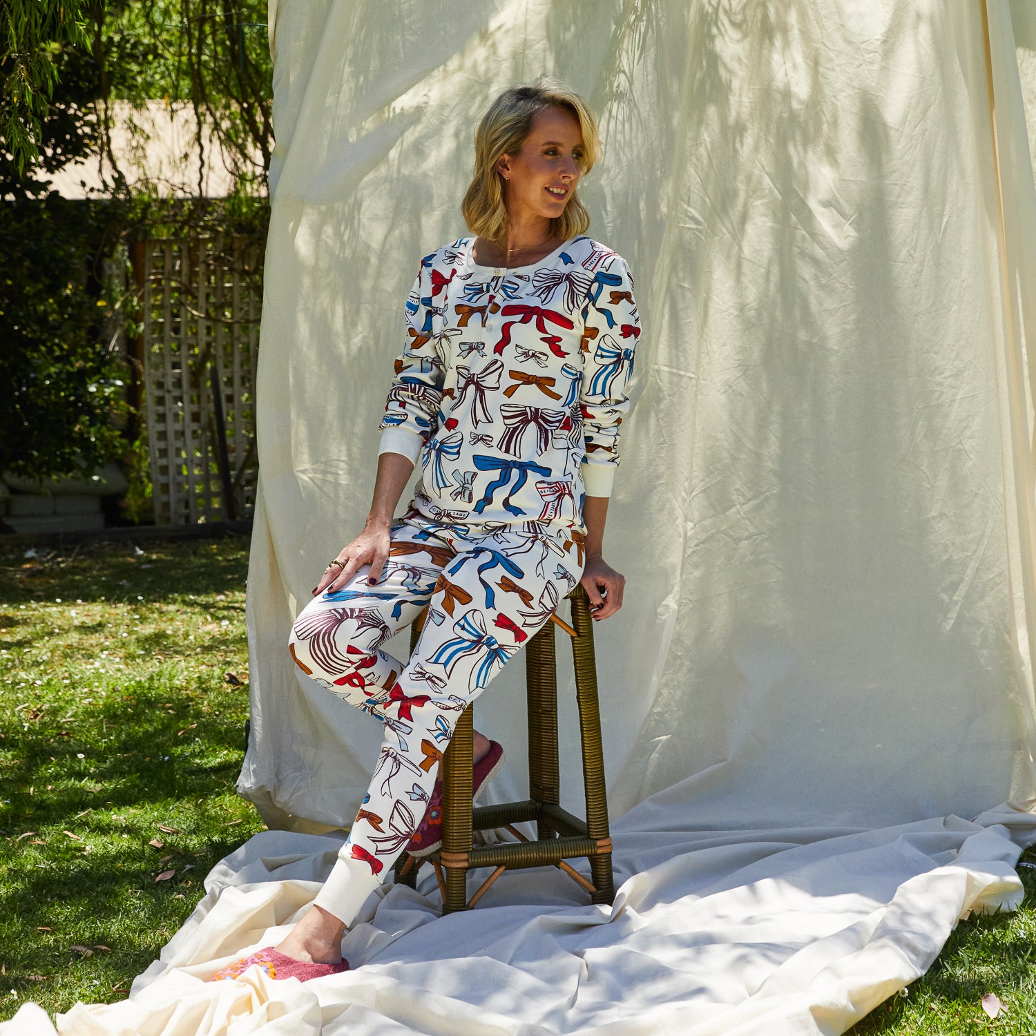Lottie Women's Soft Cotton Pajama Set - Comfortable Sleepwear for Lounge & Nighttime Relaxation