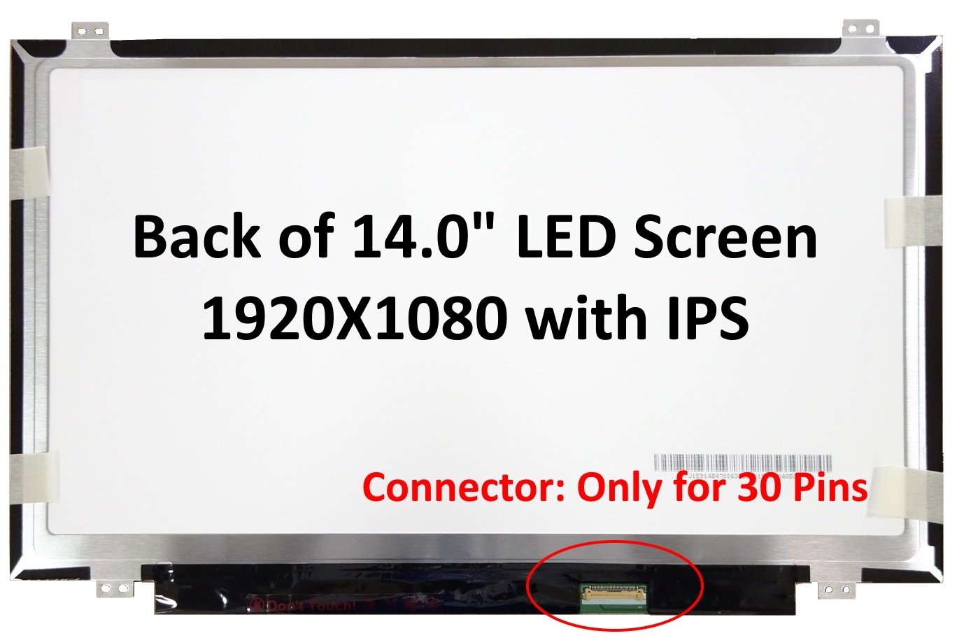 14.0 Inch IPS LCD Replacement Screen Compatible with Lenovo FRU 00PA892 - High Resolution Display for Laptop Repair, Office Work & Home Use