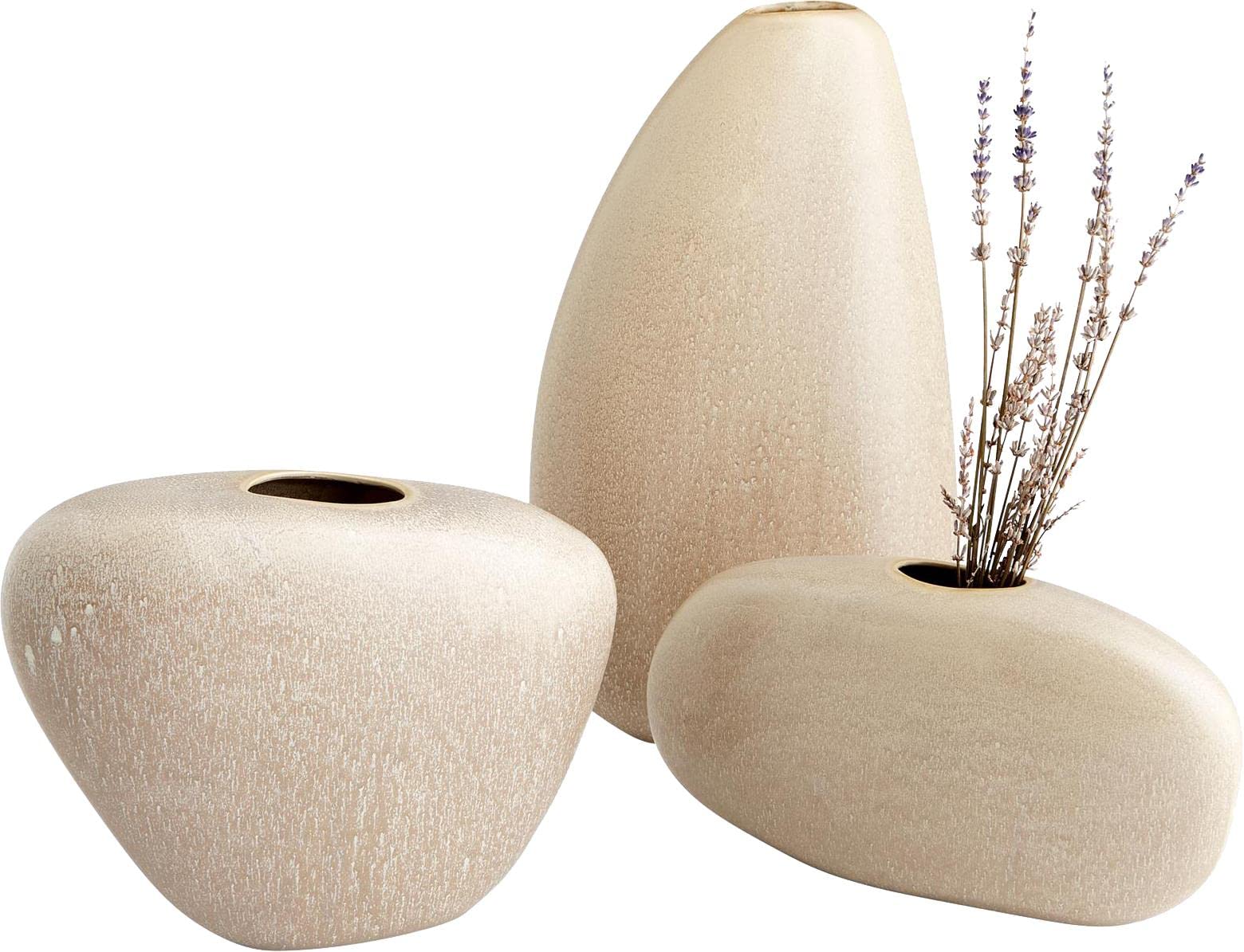 Cyan Design 10834 Pebble 13 X 10 Inch Decorative Vase for Home Decor, Centerpiece, Wedding, and Living Room Accent