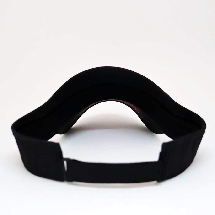 Stylish Black and Red Visor Hat for Women & Men - UV Protection Sun Visor for Running, Golf, Hiking & Outdoor Sports