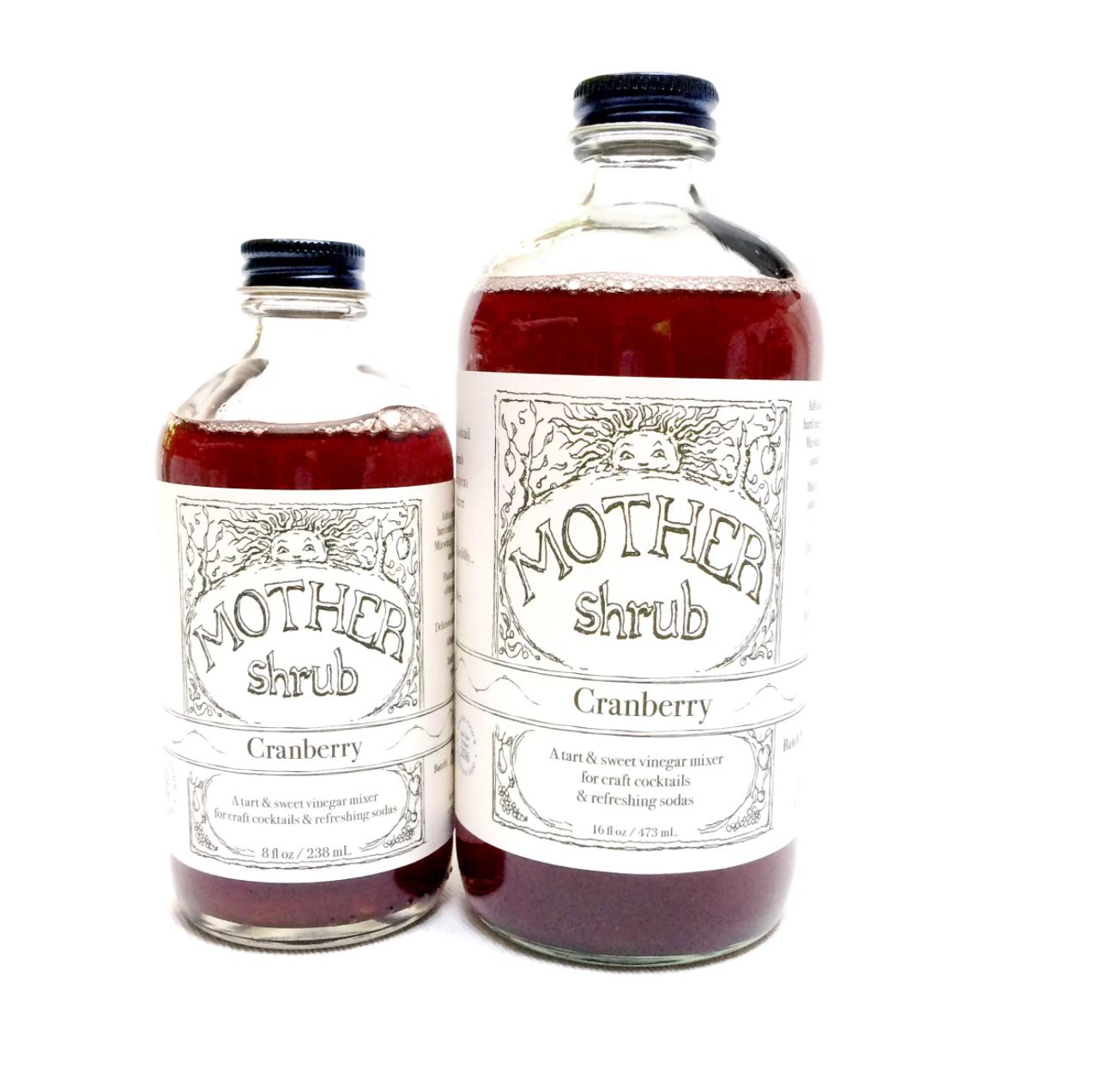 Organic Mother Shrub Syrup - Handcrafted Herbal Tonic for Digestive Health & Immunity Boost | Perfect for Mocktails, Cocktails & Wellness Drinks