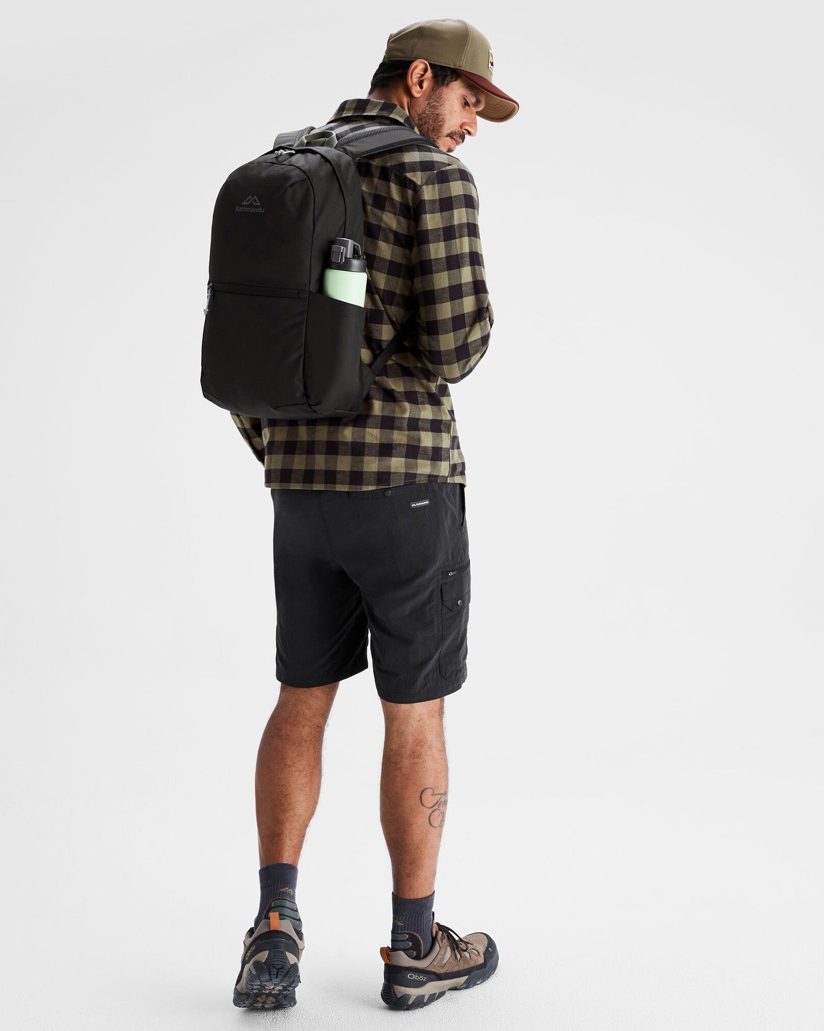 Axon Everyday Backpack 18L Black Stingray - Lightweight Durable Laptop Backpack for Work, School & Travel - Perfect for Commuters, Students & Professionals