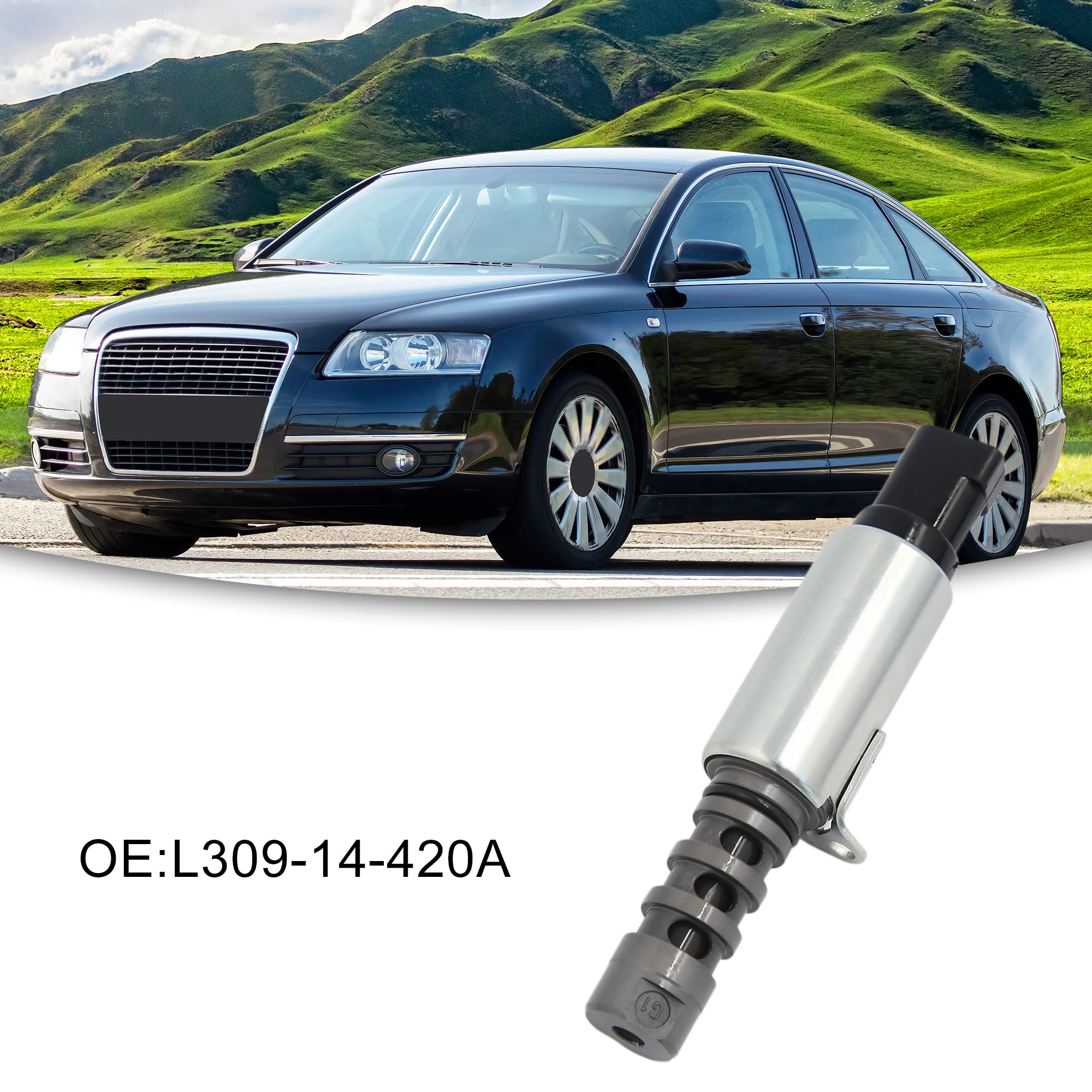 ACROPIX Engine Variable Valve Timing VVT Control Solenoid Compatible with Audi A4 1.8T 2.0T - High Performance Replacement Part for Smoother Acceleration & Fuel Efficiency - Perfect for Engine Repair & Maintenance