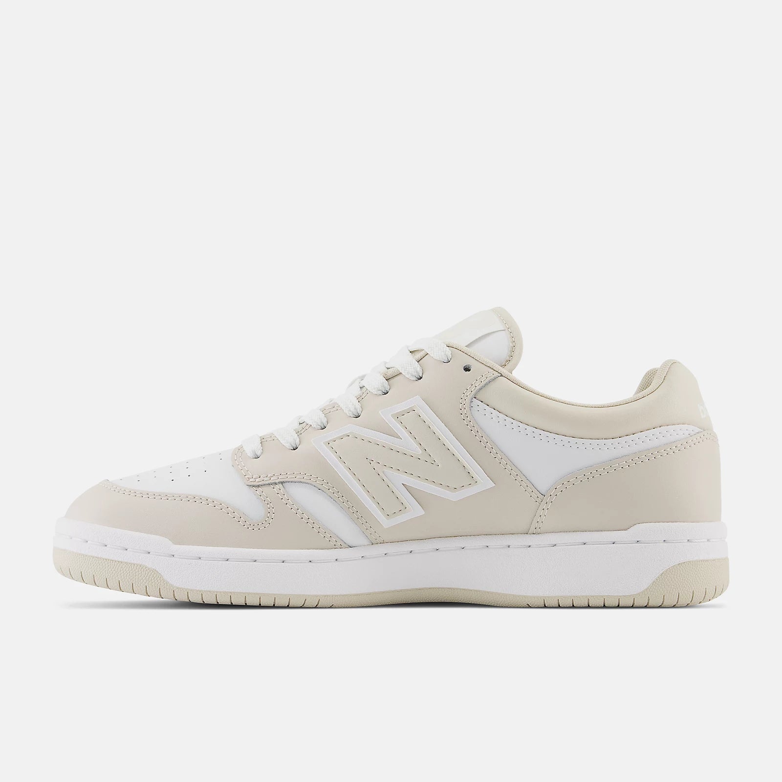 480 Sneaker for Men & Women - Comfortable Casual Shoes in Timberwolf & White - Perfect for Walking, Running & Everyday Wear