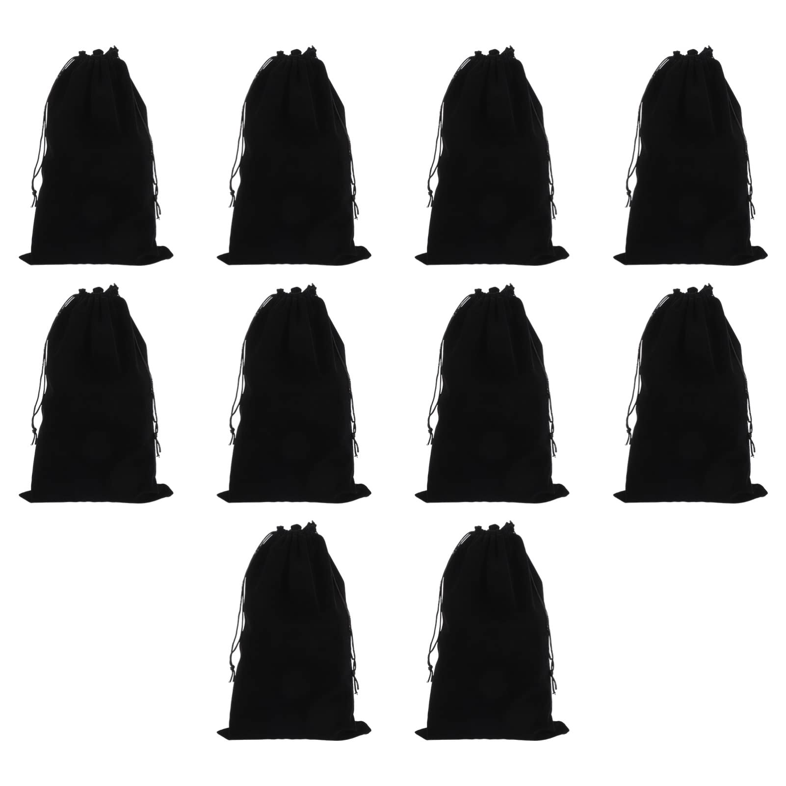 Mobestech 10 Pack Wig Storage Bags - Drawstring Hair Extension Organizer for Synthetic & Human Hair Wigs - Travel-Friendly Packaging for Women (Perfect for Salon, Home Storage & On-the-Go Use)
