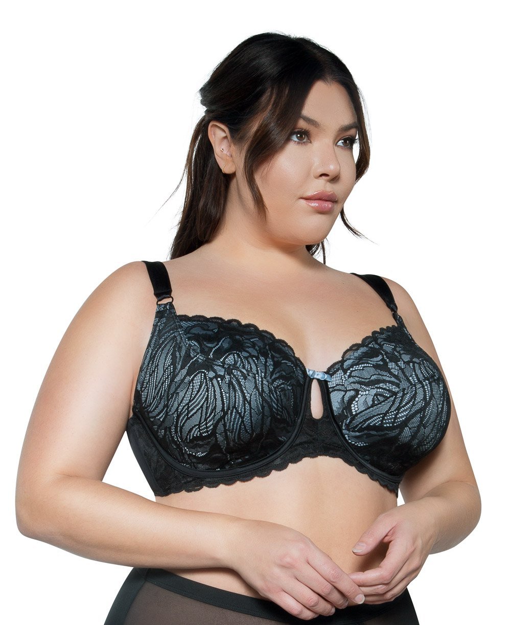 Parfait Charlotte Lace Unlined Bra - Comfortable Wireless Bralette for Women | Seamless Soft Cup Bra for Everyday Wear | Perfect for Yoga, Lounging & Light Support