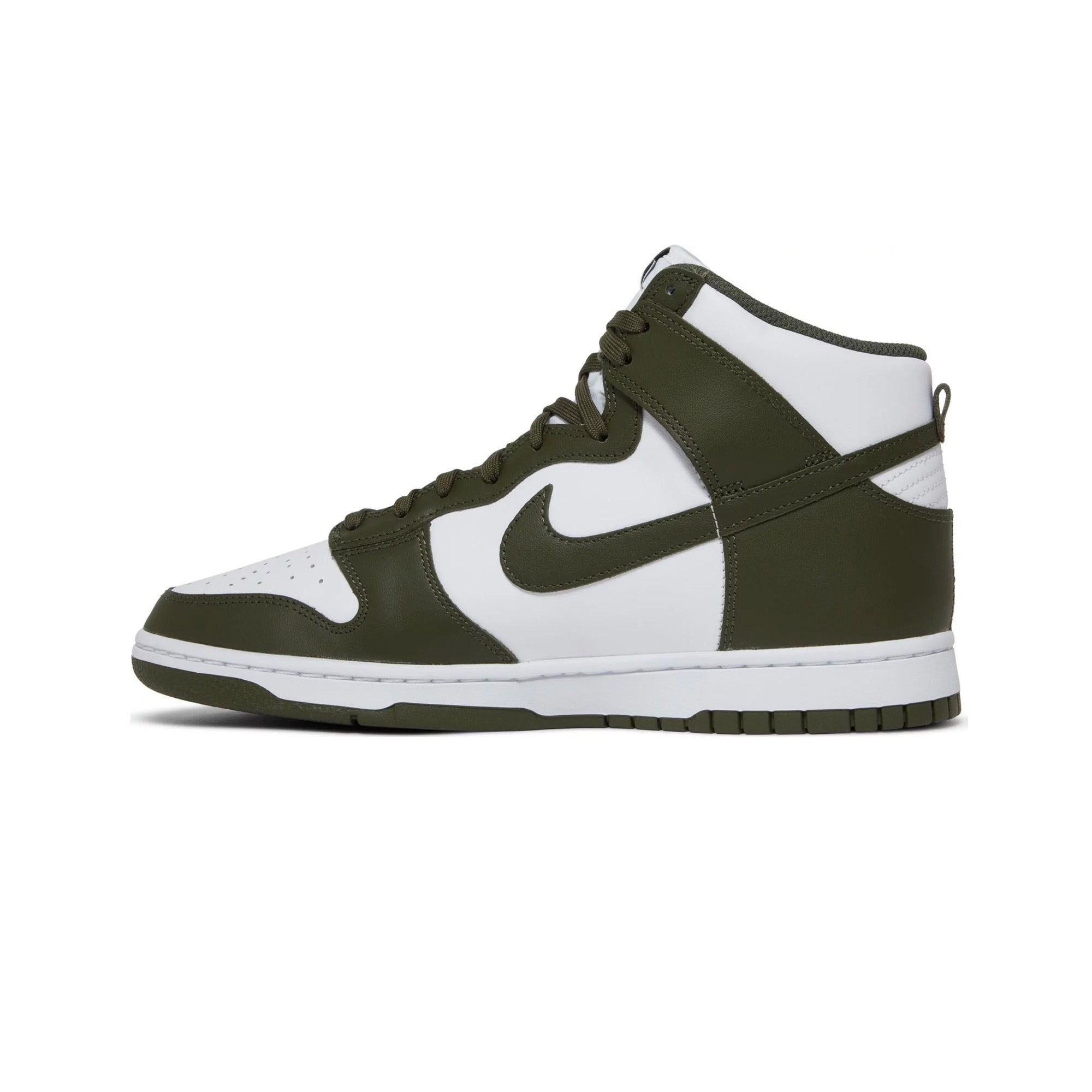 Nike Dunk High Retro 'Cargo Khaki' Sneakers (2021) - Men's Basketball Shoes for Streetwear & Casual Style