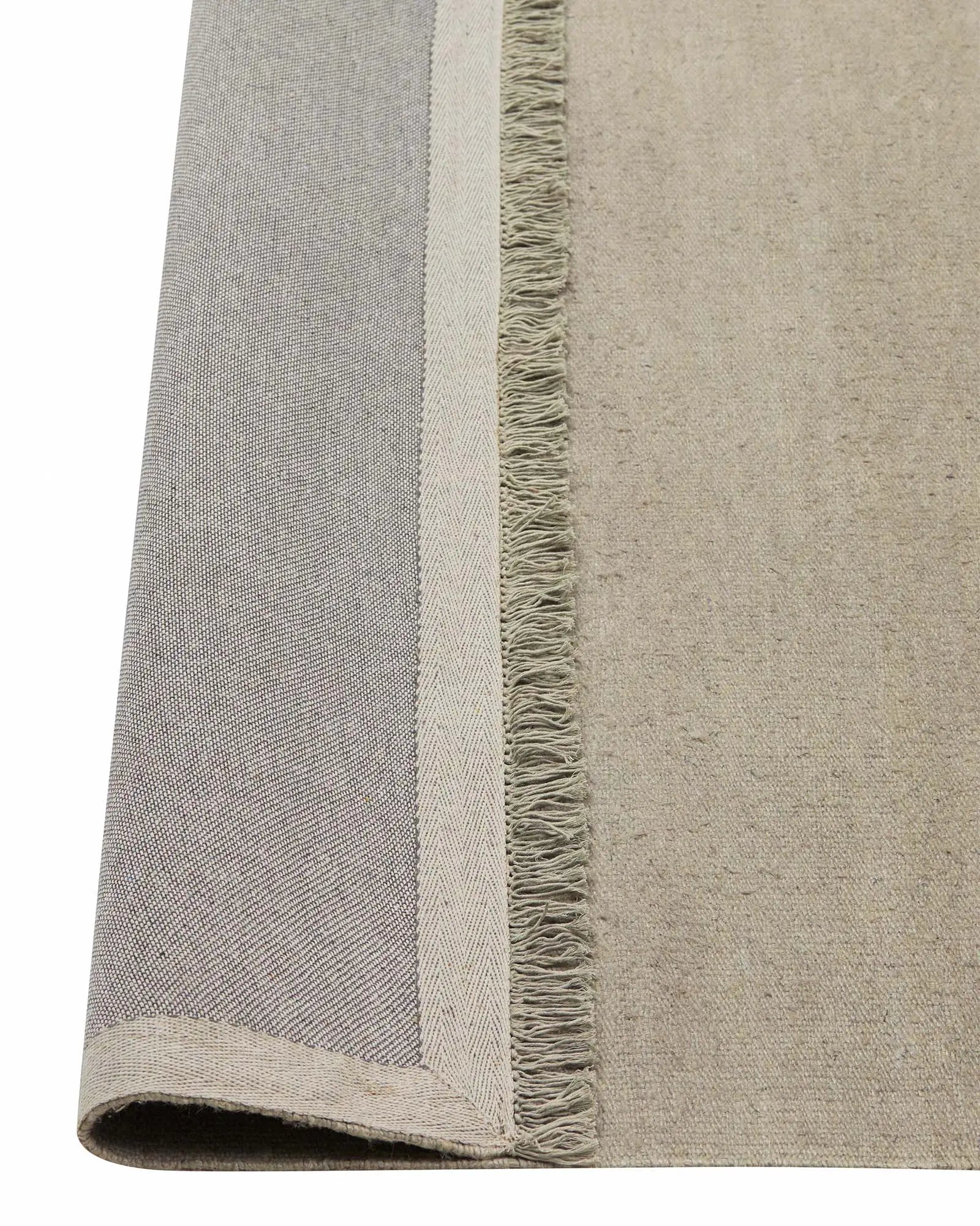 Emilio Handmade Oyster Rug - Soft & Durable Wool Area Carpet for Living Room, Bedroom, or Office Decor
