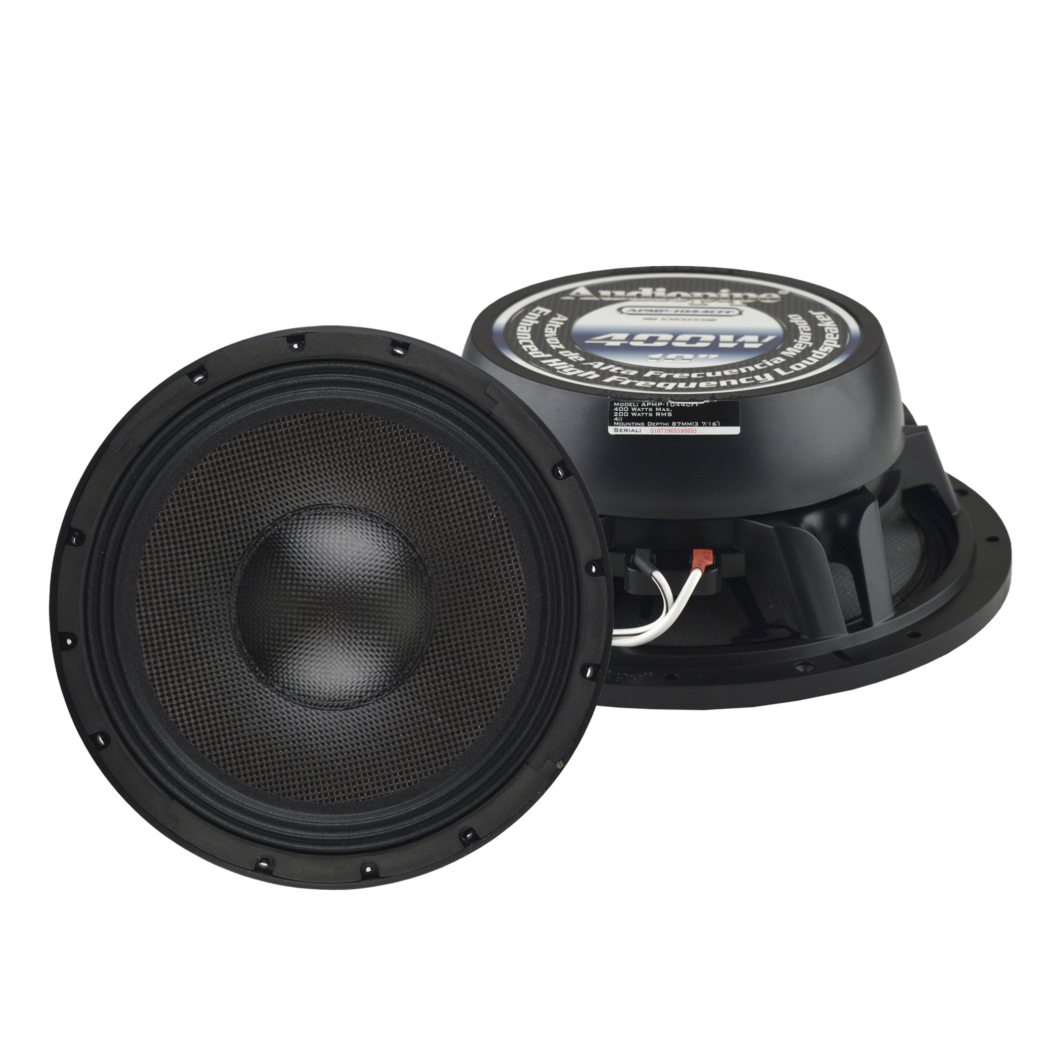 APMP 1044CFF Enhanced High Frequency Loudspeaker - Professional Audio Speaker for Concerts, Studios & Home Theater Systems