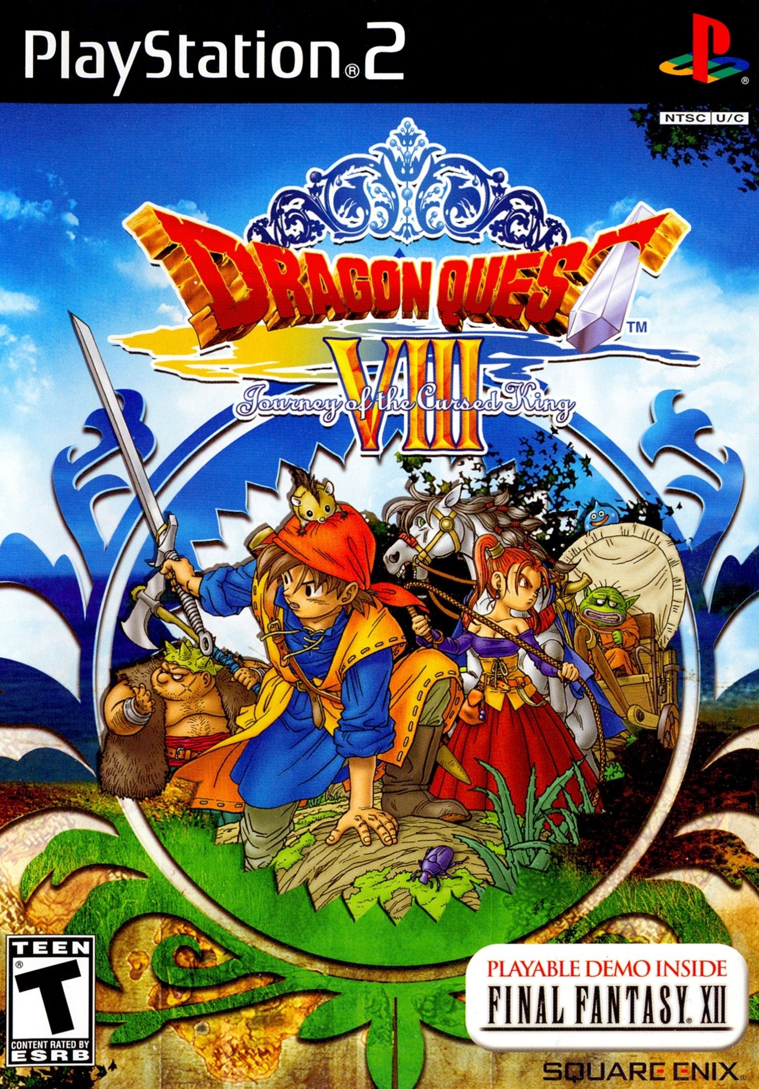Dragon Quest VIII: Journey of the Cursed King - Classic JRPG Adventure Game for Nintendo 3DS & PS2 - Perfect for Fantasy RPG Fans & Retro Gaming Enthusiasts