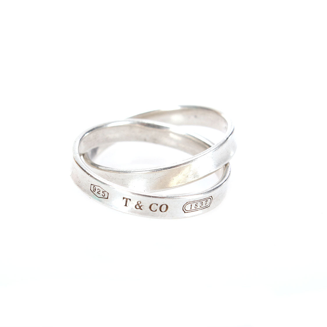 1837 Interlocking Circles Ring - Sterling Silver Stackable Band for Women, Minimalist Dainty Jewelry Gift for Her - Perfect for Everyday Wear, Anniversaries & Special Occasions