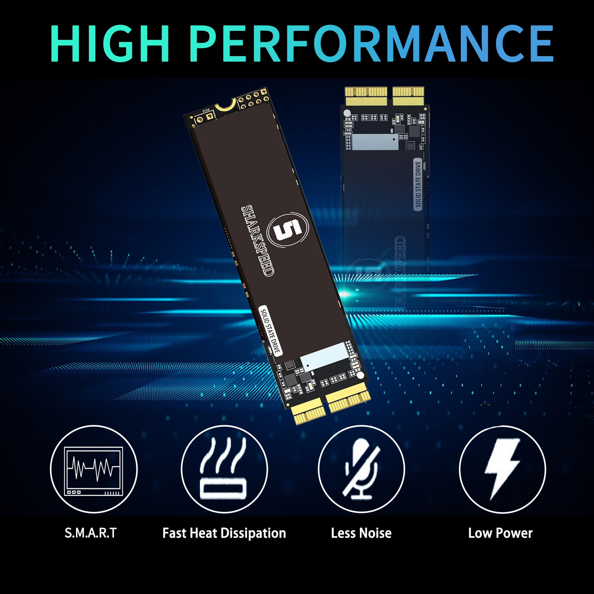 512GB NVMe SSD Upgrade for MacBook Air A1465/A1466 (2013-2015, 2017) & MacBook Pro A1502/A1398 Retina (2013-2015) - M.2 PCIe Gen3 x4 Internal Solid State Drive - Faster Boot & Data Transfer for Creative Professionals & Gamers