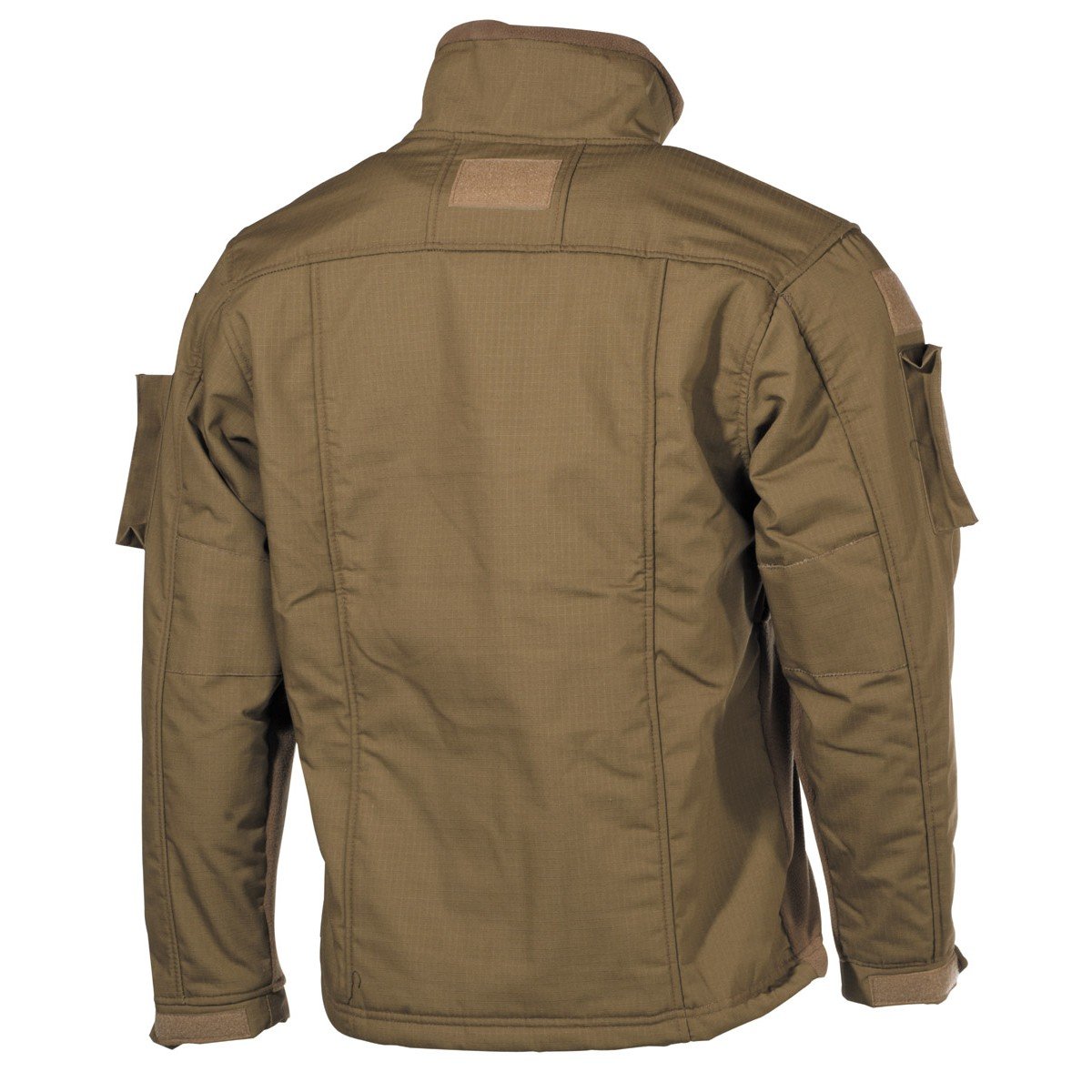 Men's US Combat Fleece Jacket - Black Winter Military Style Jacket for Outdoor Activities & Casual Wear